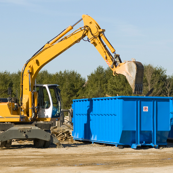 what happens if the residential dumpster is damaged or stolen during rental in Willard